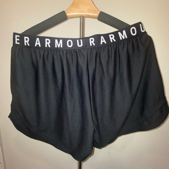 Under Armour Women's Athletic Black Shorts - Picture 2 of 5